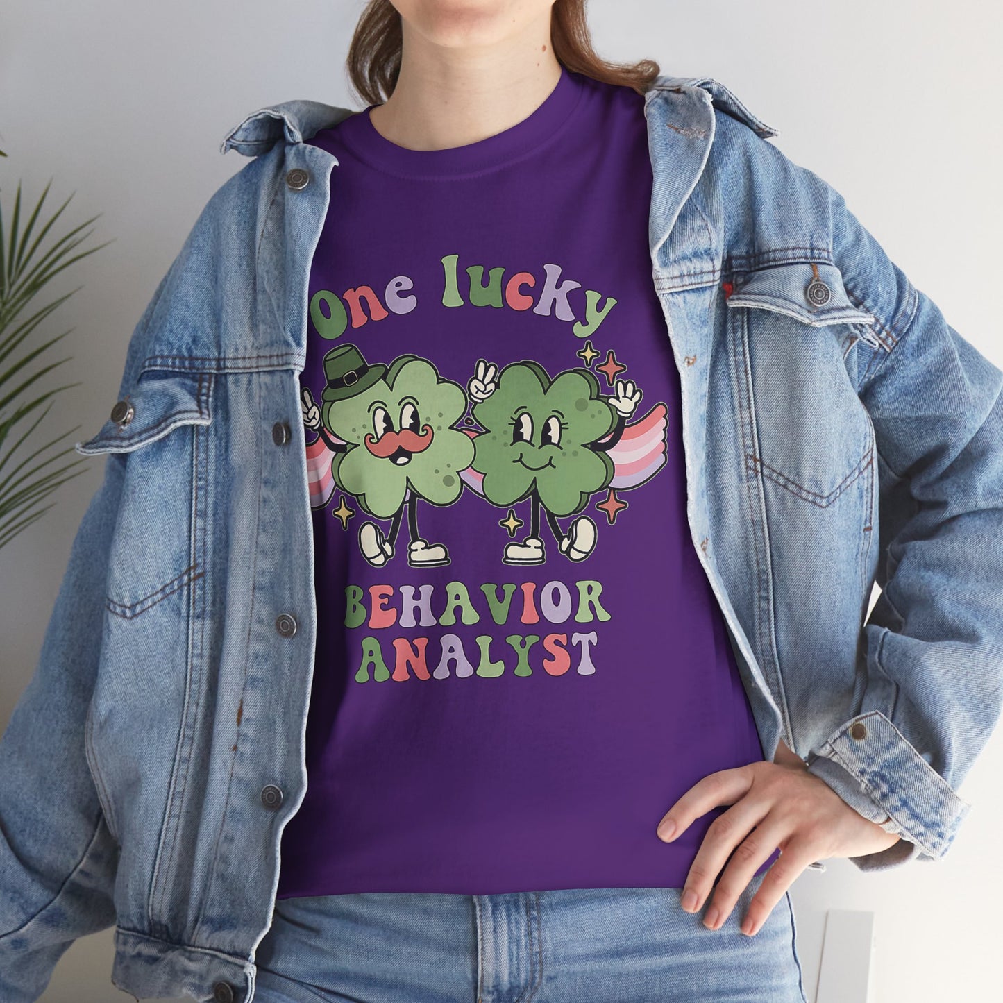 One Lucky Behavior Analyst T-Shirt — St. Patrick’s Day Shamrock ABA Shirt