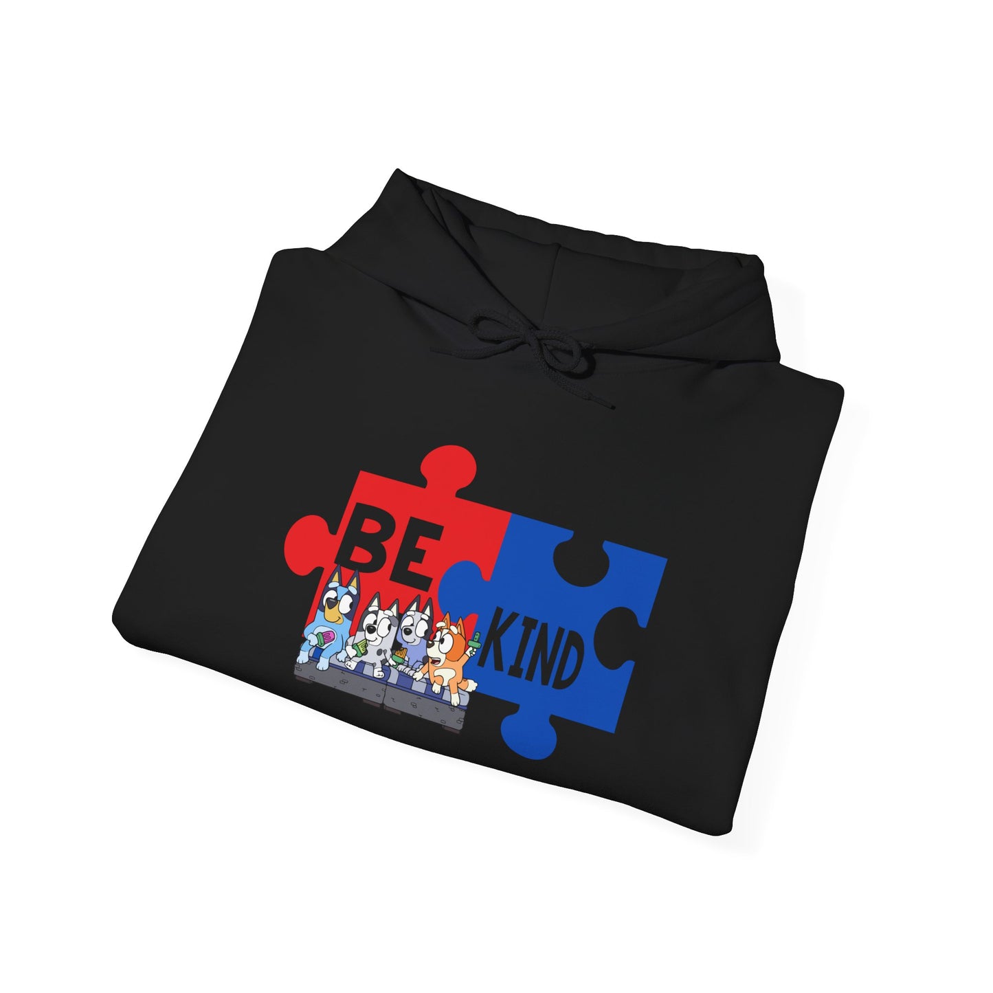 Be Kind Puzzle Hoodie – Autism Awareness Community Sweatshirt