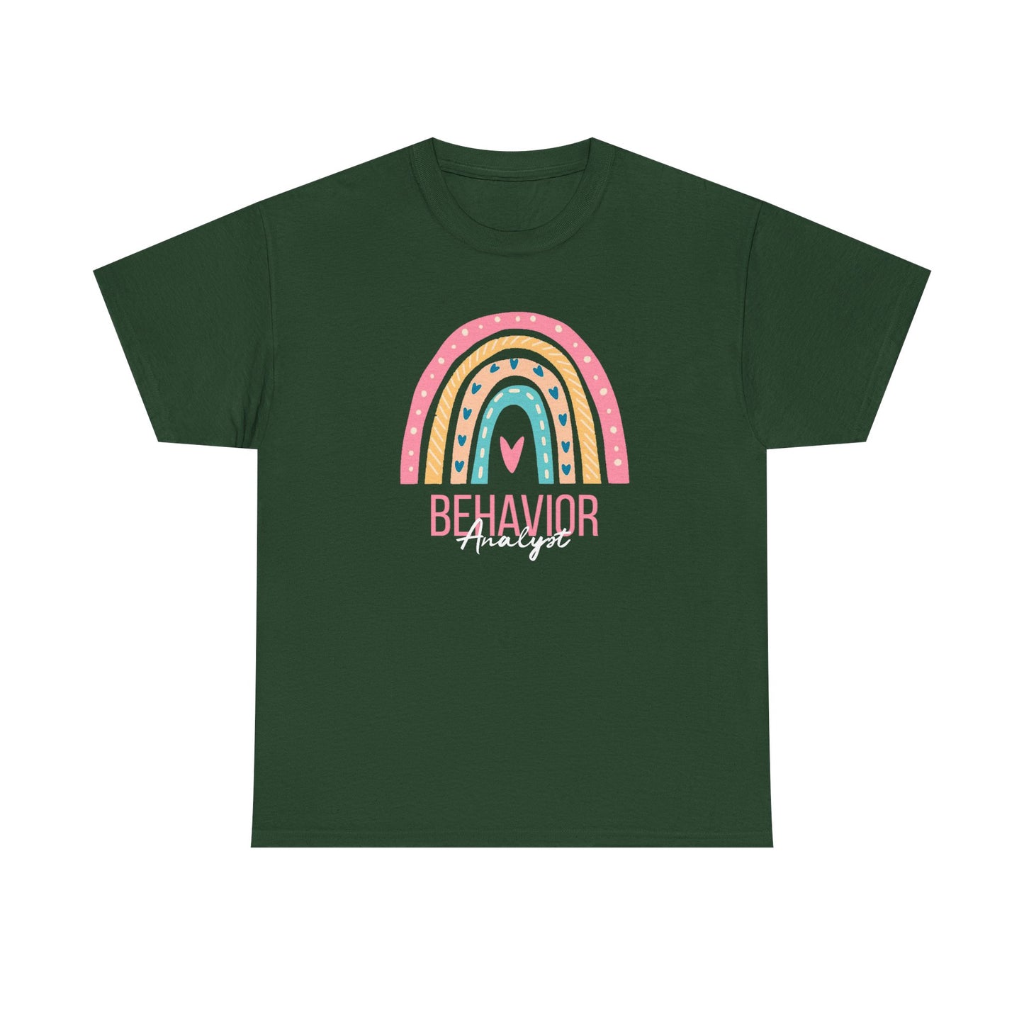 Behavior Analyst Rainbow T-Shirt – Cute Pastel ABA Tee for Teachers & Therapists