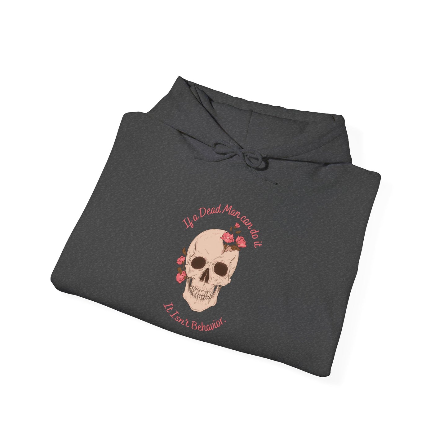 Skull & Roses Hoodie — "I Loved You Once, I Still Do" Floral Skull Sweatshirt