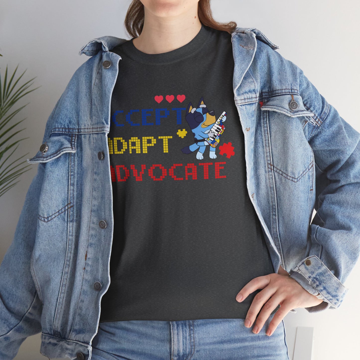 Accept Adapt Advocate Tee — Support & Advocacy Graphic T‑Shirt