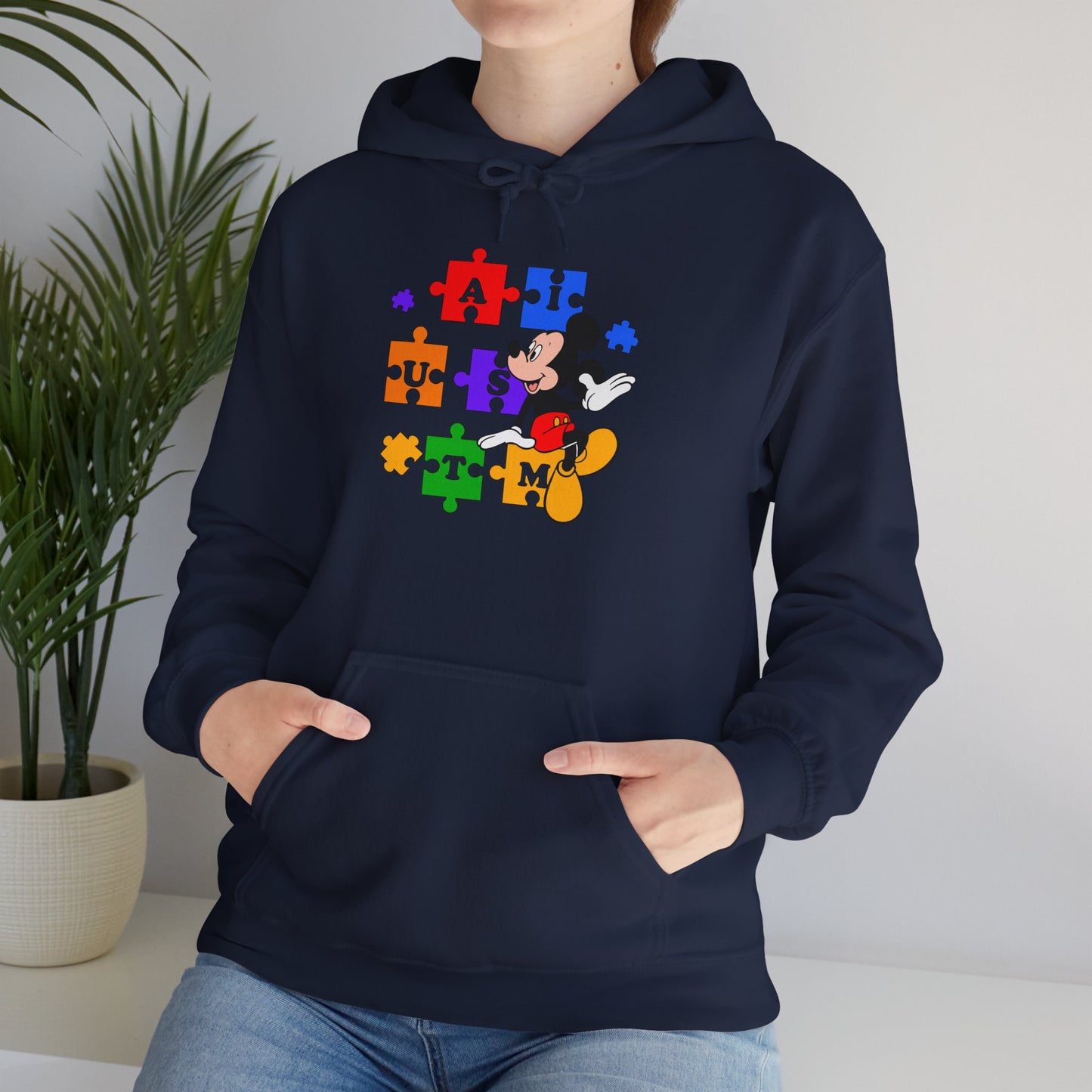 Autism Puzzle Piece Hoodie — Support & Awareness Sweatshirt