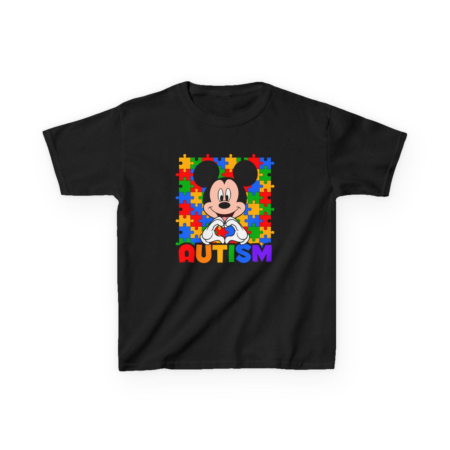 Kids Autism Puzzle Heart T-Shirt