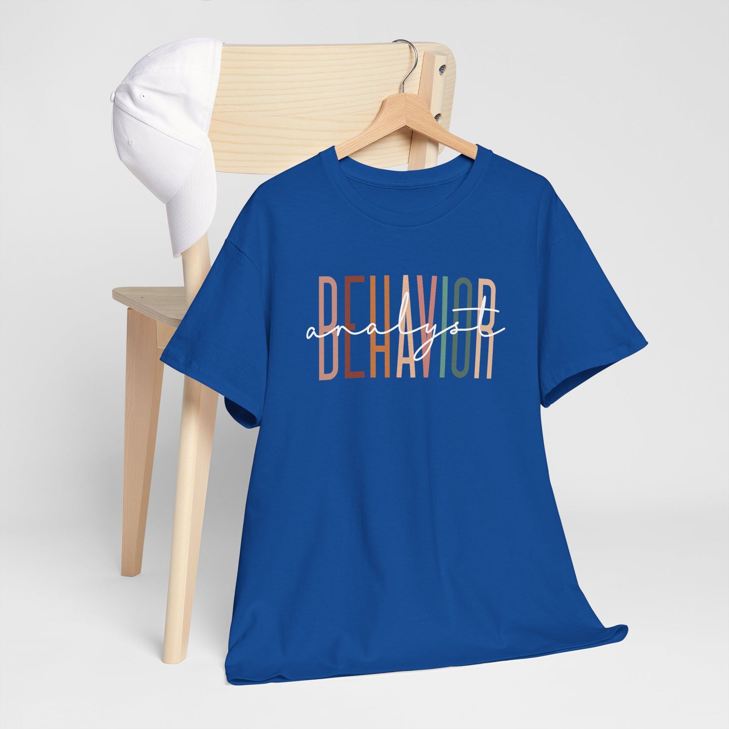 Behavior Anxious Tee — Retro Script Anxiety Awareness T-Shirt