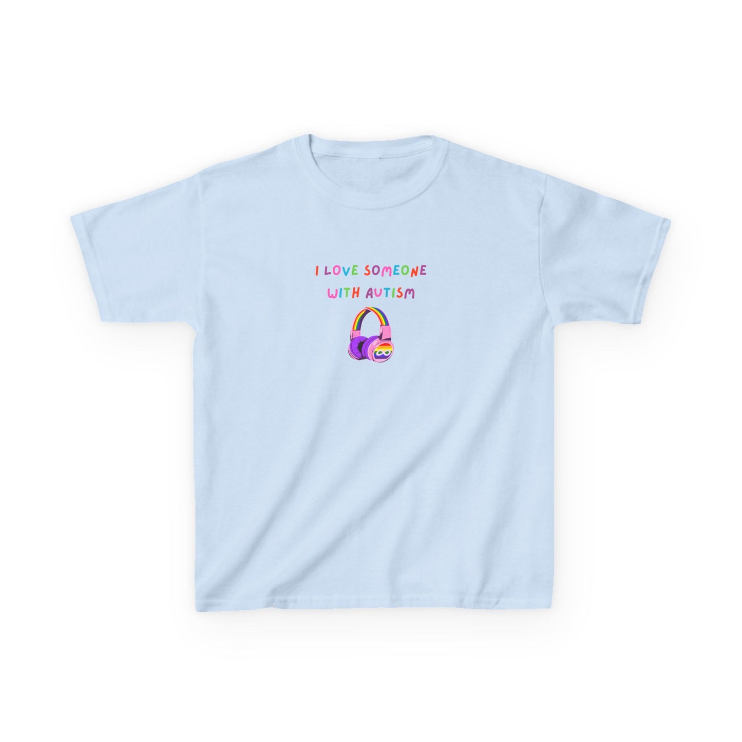 Autism Awareness Kids Tee - I Love Someone with Autism