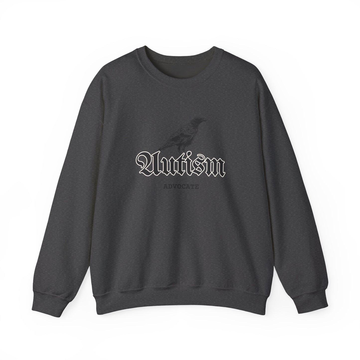 Autism Advocate Crewneck Sweatshirt — Vintage Raven Graphic
