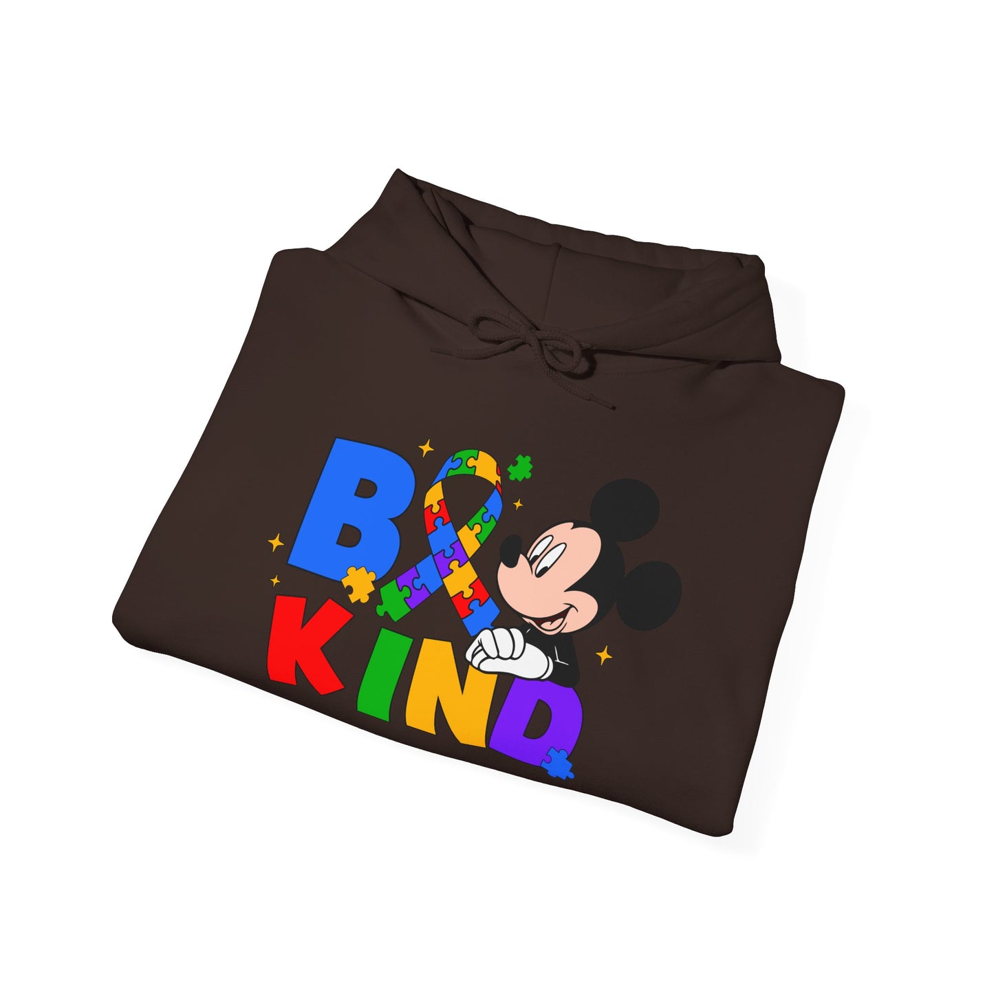 Be Kind Hoodie — Rainbow Ribbon Mickey Mouse Anti-Bullying Sweatshirt