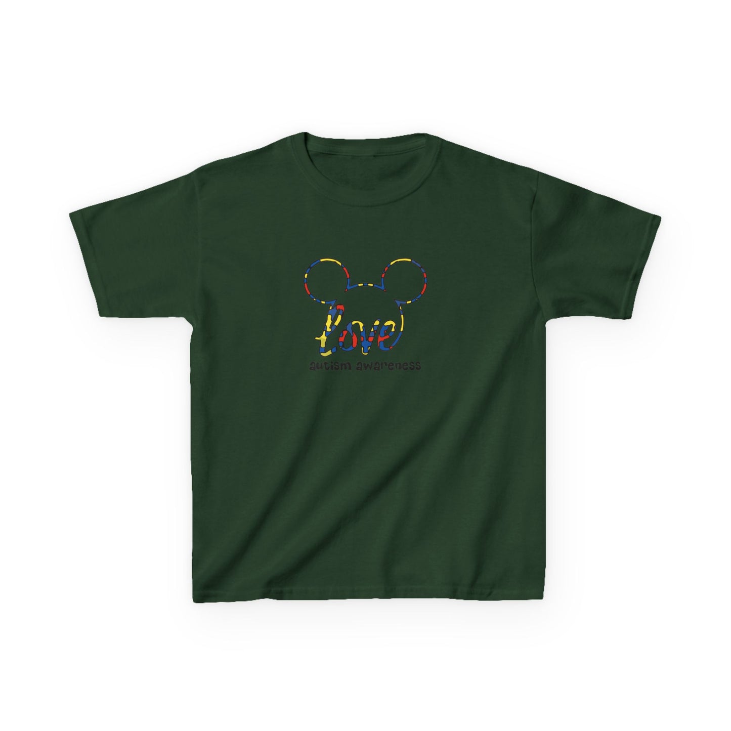 Autism Awareness Kids Tee - Love Design