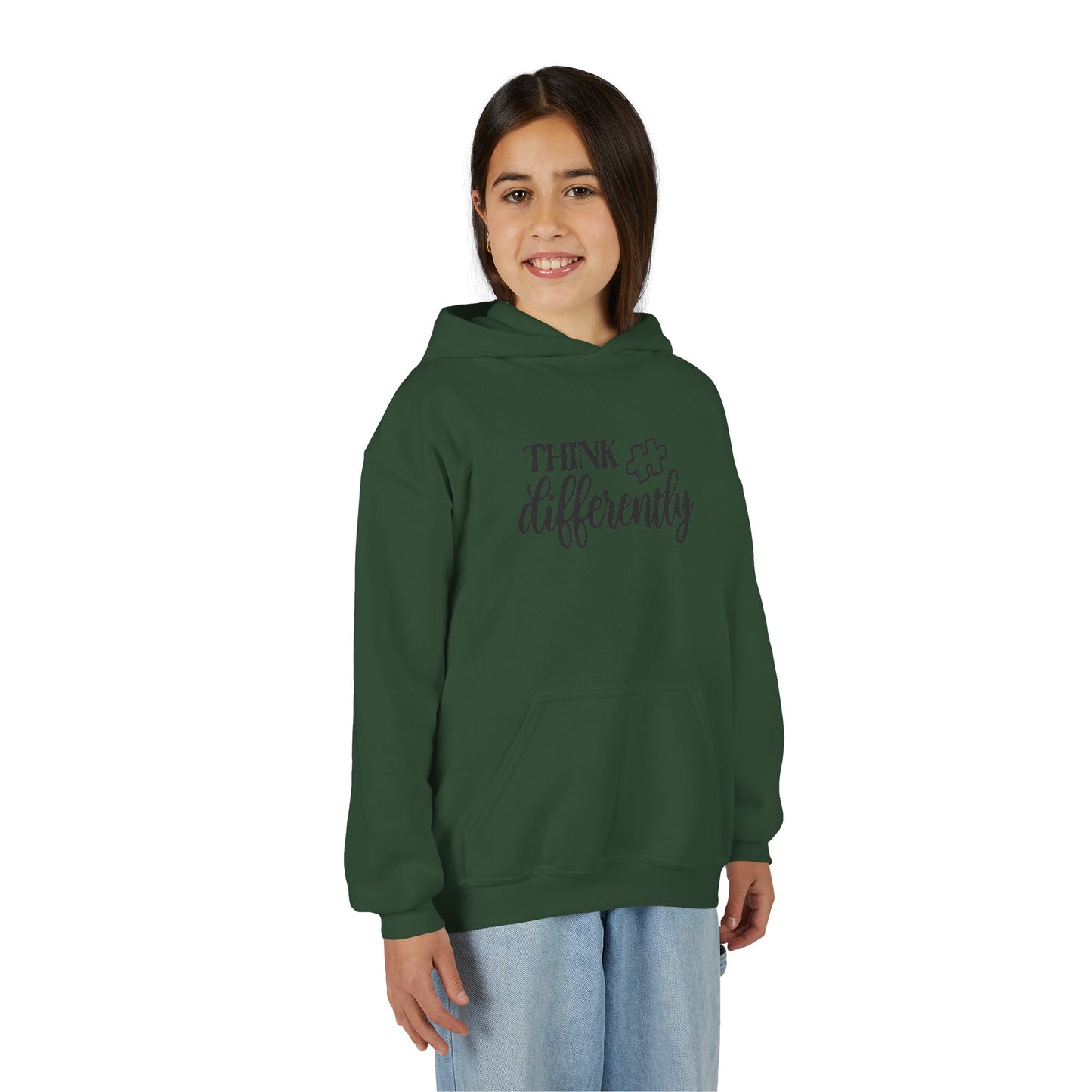 Inspirational Youth Hoodie - 'Think Differently'