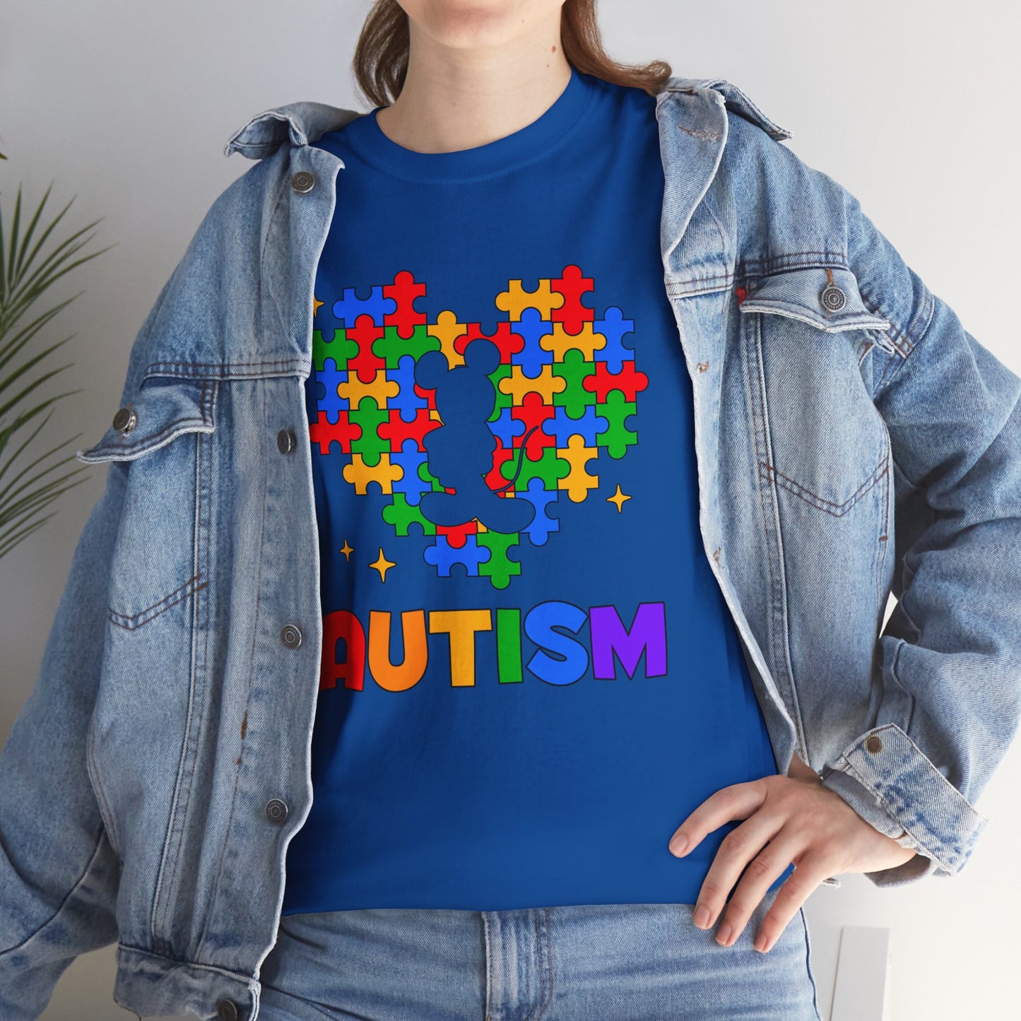Autism Puzzle Heart T-Shirt — Colorful Support Tee