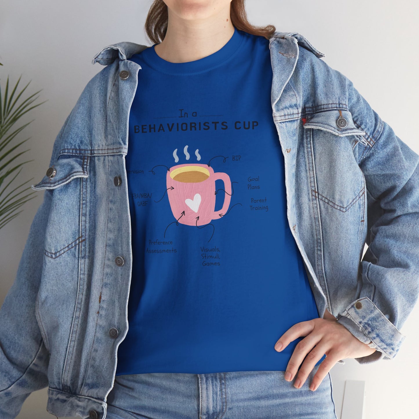 Behaviorist's Cup Unisex Heavy Cotton Tee - Fun Graphic Tee for Psychology Lovers