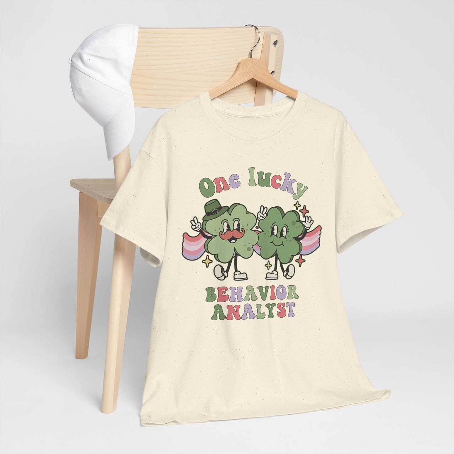 One Lucky Behavior Analyst T-Shirt — St. Patrick’s Day Shamrock ABA Shirt