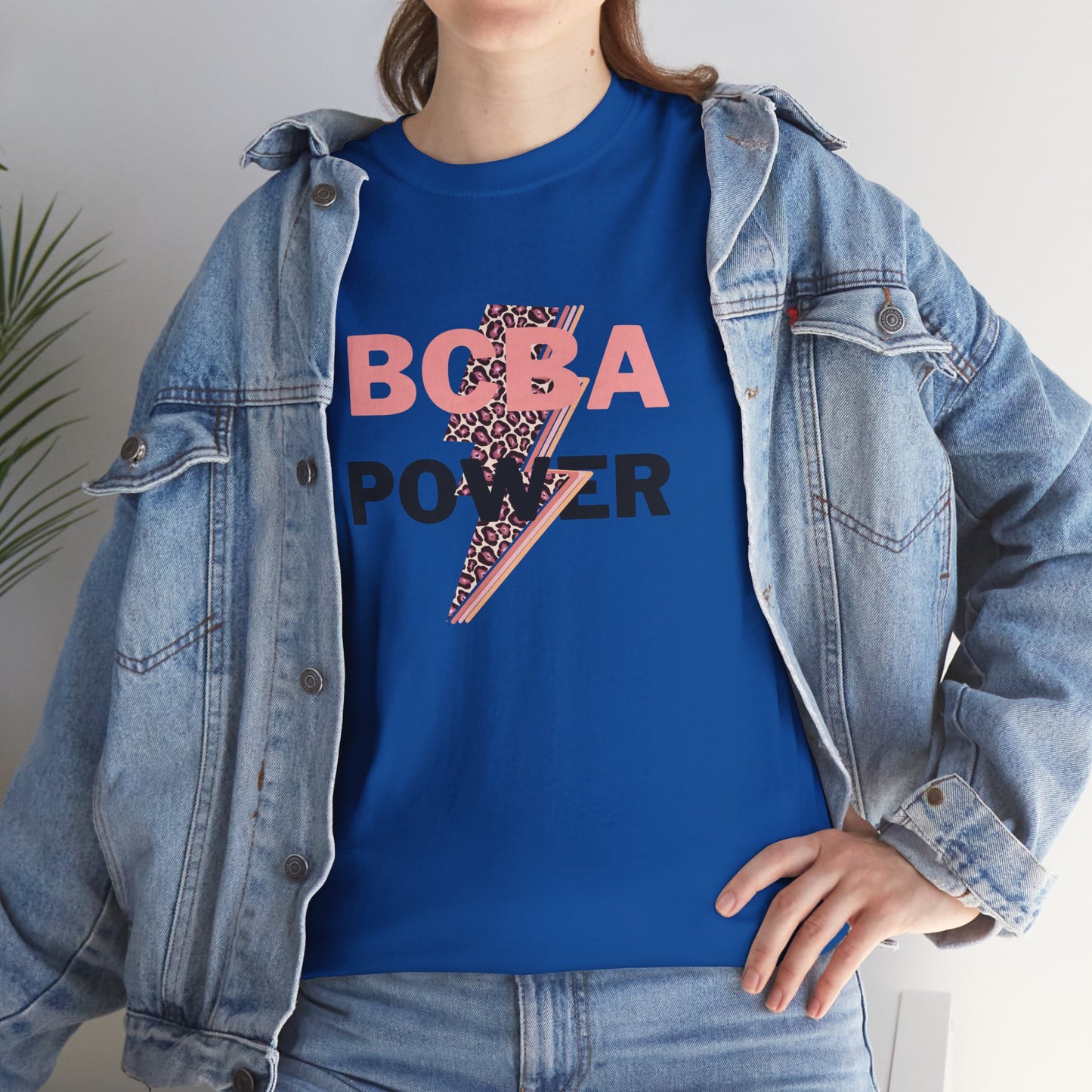 BCBA Power Unisex Heavy Cotton Tee - Empowerment Graphic T-Shirt