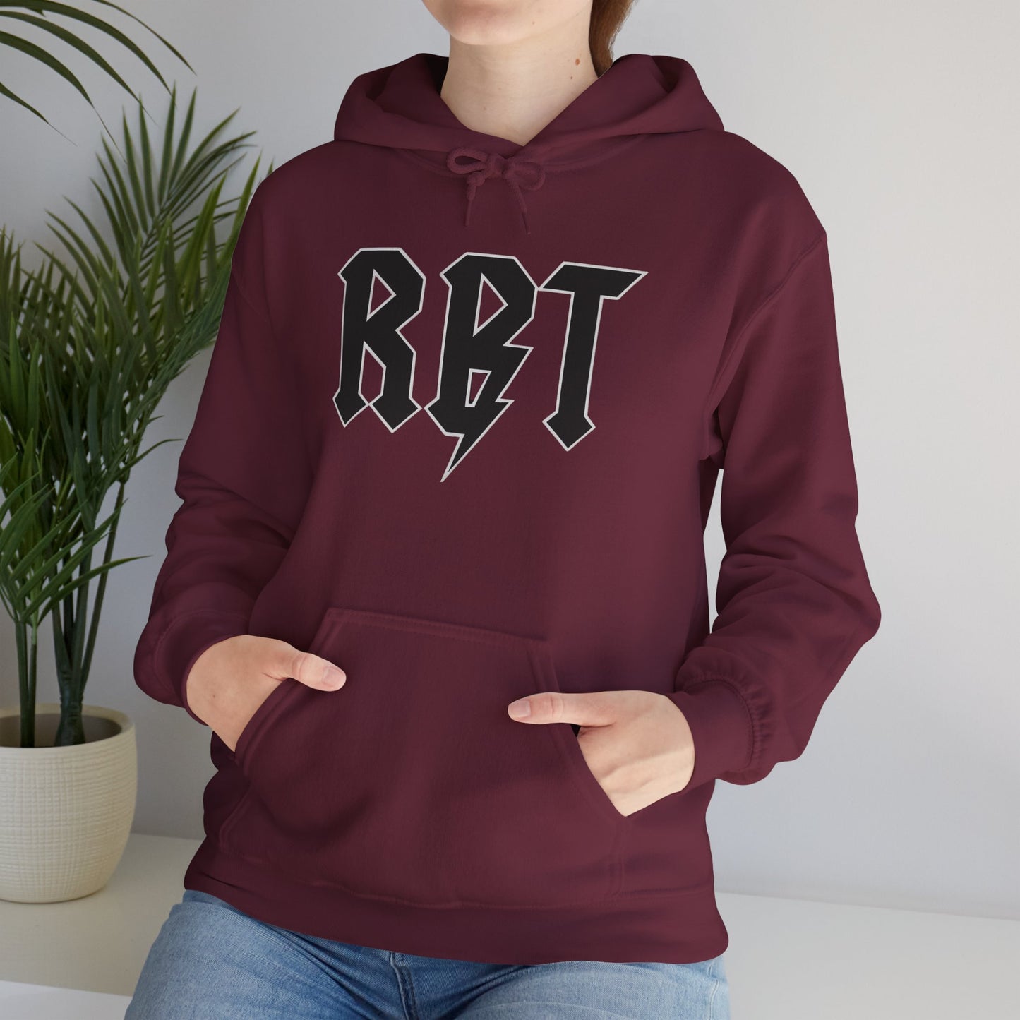 RBT Lightning Bolt Hoodie — Gothic Rock Band Style Pullover