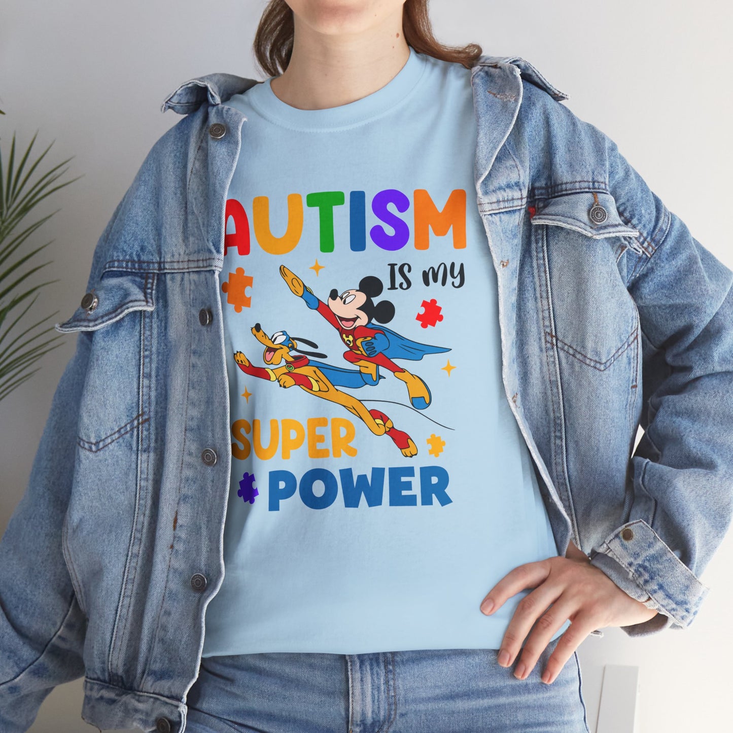 Autism Is My Superpower Tee — Colorful Autism Awareness Kids Shirt