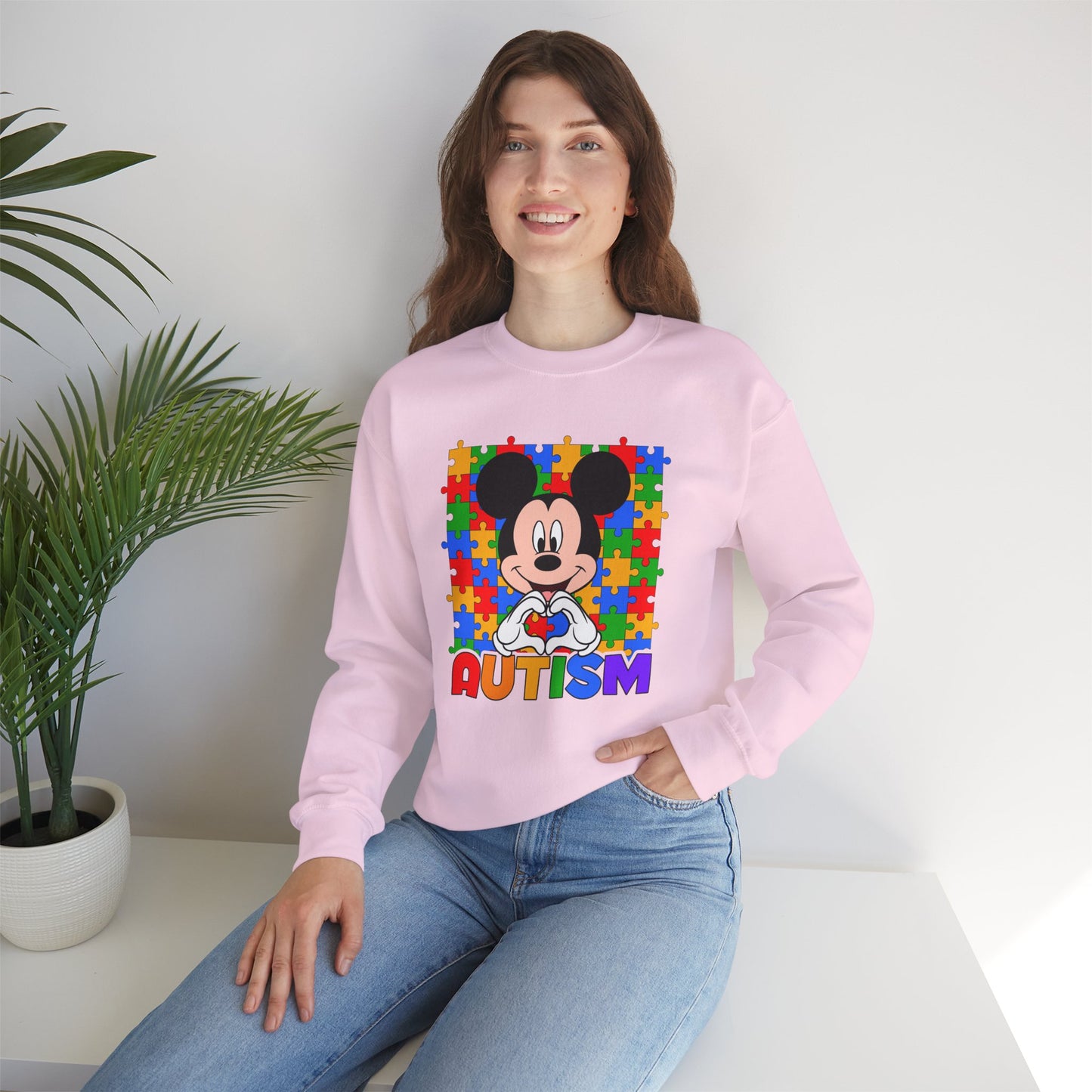 Autism Puzzle Crewneck Sweatshirt