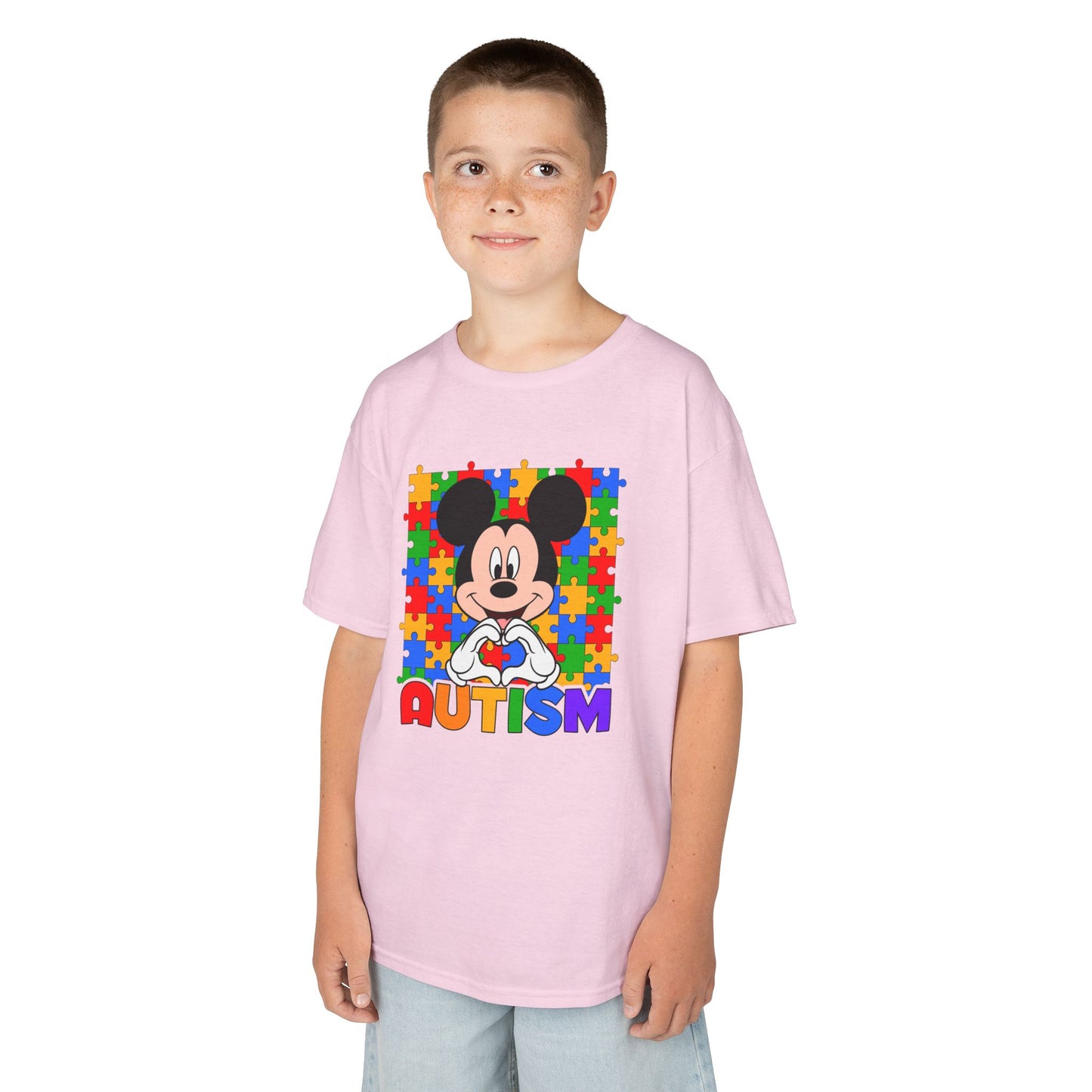 Kids Autism Puzzle Heart T-Shirt