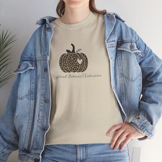 Fall Pumpkin Unisex Heavy Cotton Tee, Autumn T-Shirt, Halloween Shirt, Thanksgiving Gift, Cozy Fall Apparel