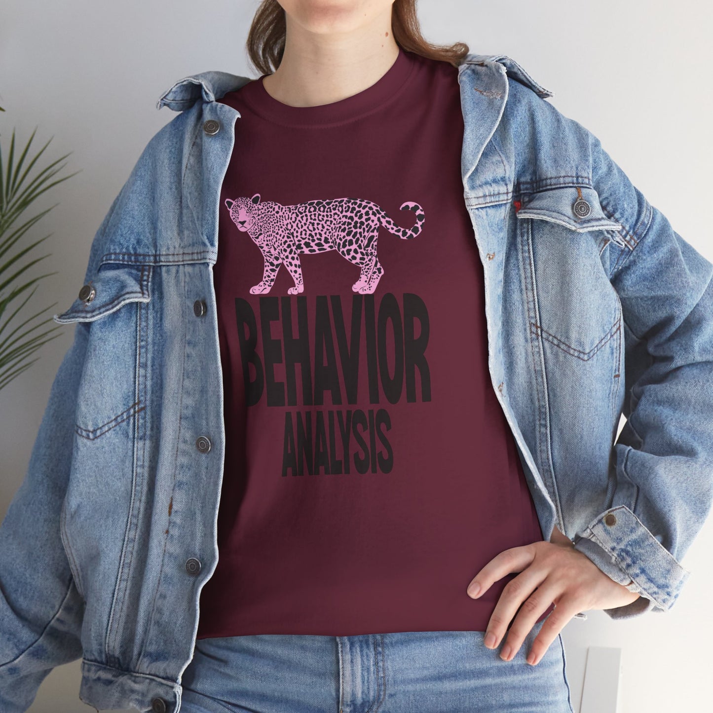 Behavior Analysis Unisex Heavy Cotton Tee - Creative Animal Print T-Shirt