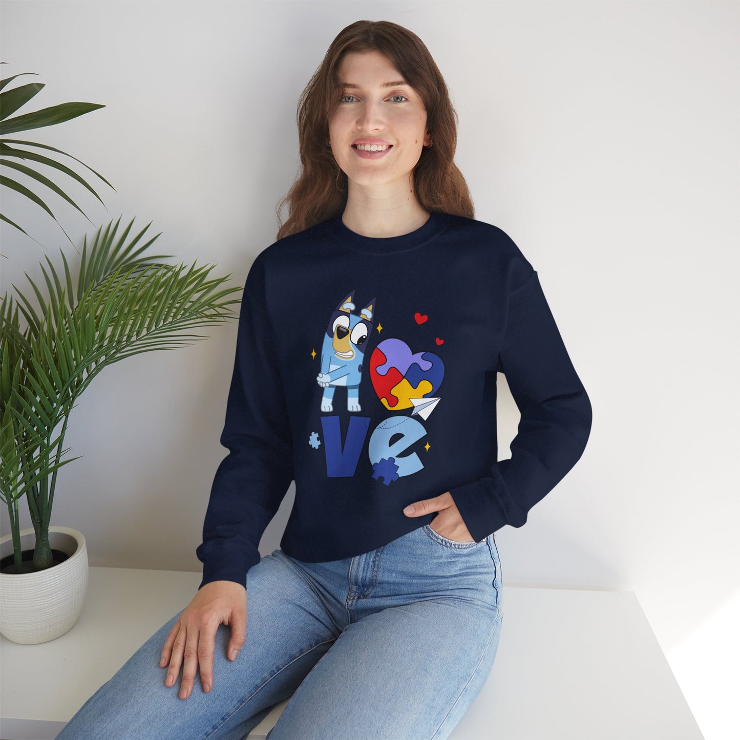 Love Puzzle Crewneck Sweatshirt