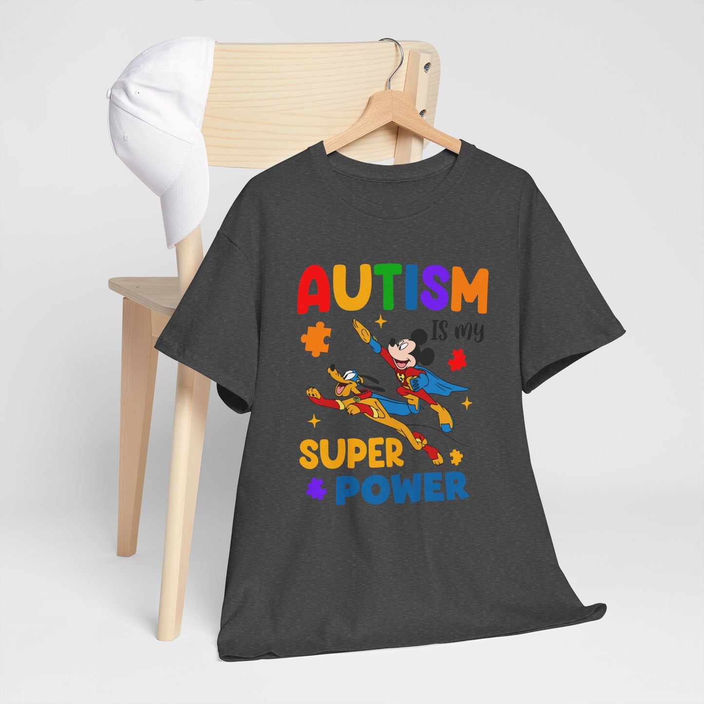 Autism Is My Superpower Tee — Colorful Autism Awareness Kids Shirt
