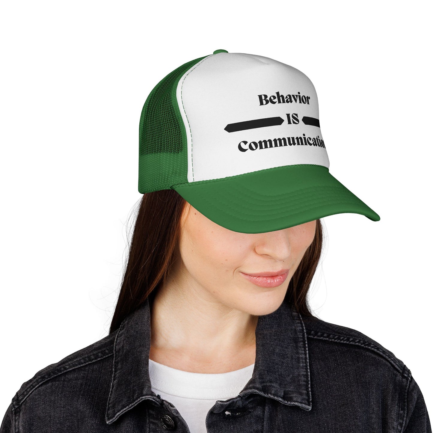 Trucker Cap — "Behavior IS Communication" Mesh Hat for Behavior Analysts & Therapists