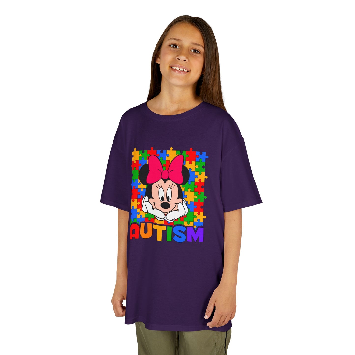 Kids Tee — Colorful Puzzle Autism Support Shirt