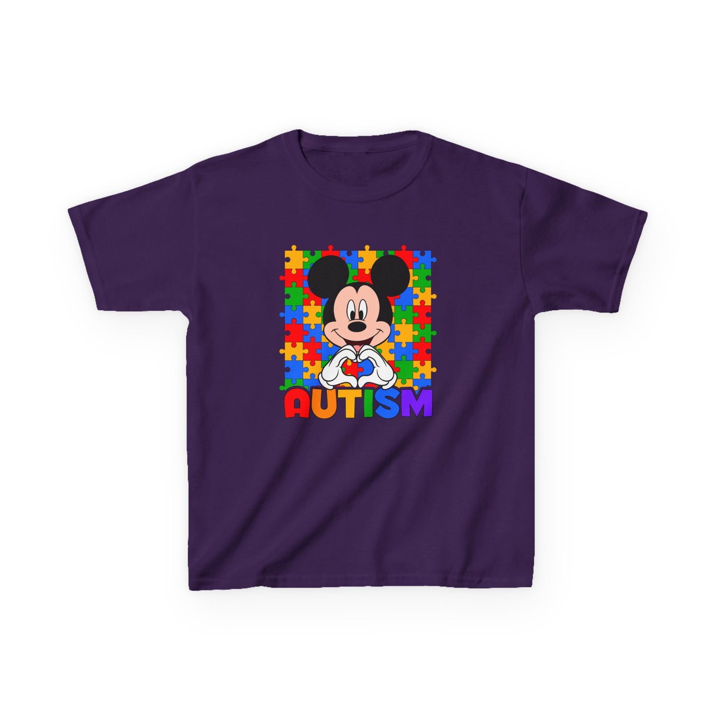 Kids Autism Puzzle Heart T-Shirt