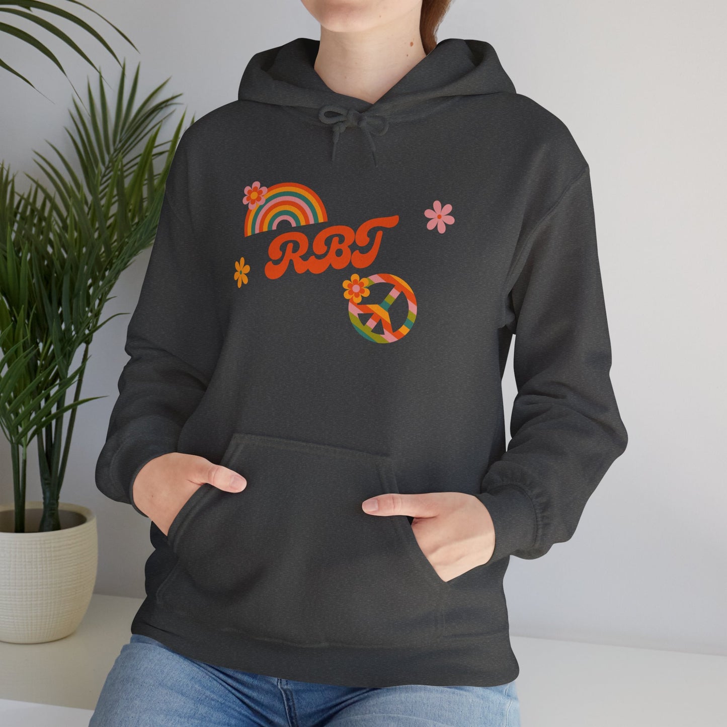 Retro Rainbow RBT Hooded Sweatshirt