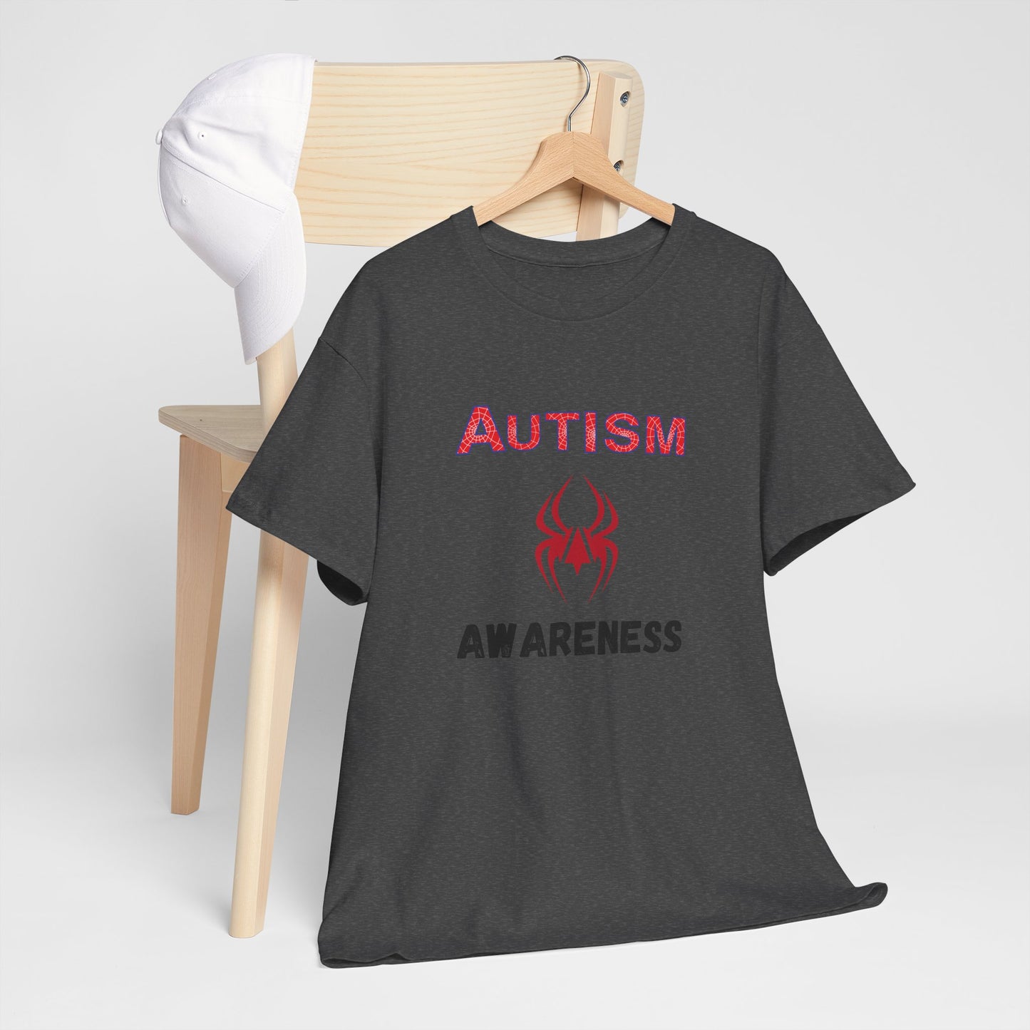 Autism Awareness Unisex Heavy Cotton Tee, Support Tee, Gift for Autism Awareness Month, Comfortable Cotton Shirt, Awareness Apparel