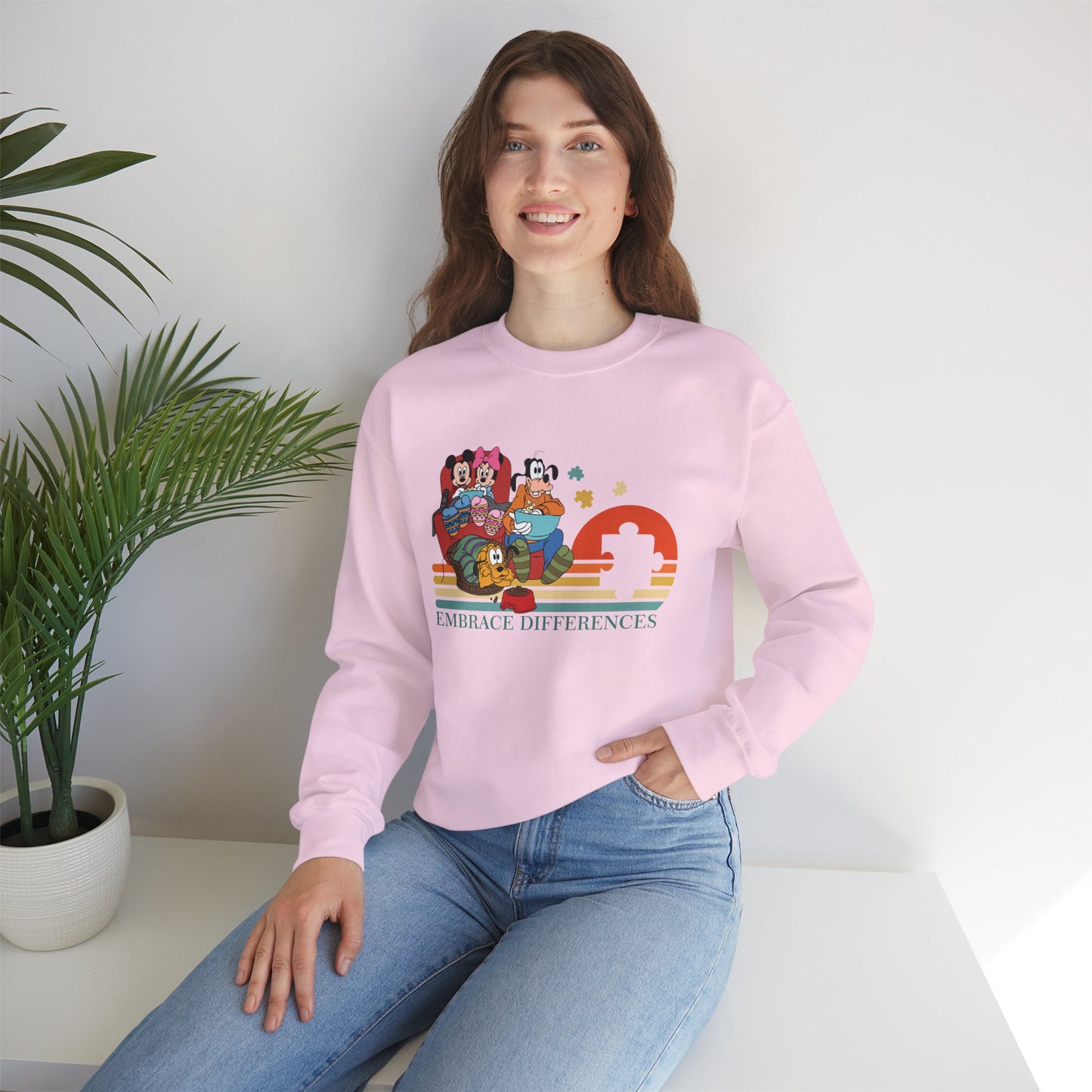 Embrace Differences Crewneck Sweatshirt