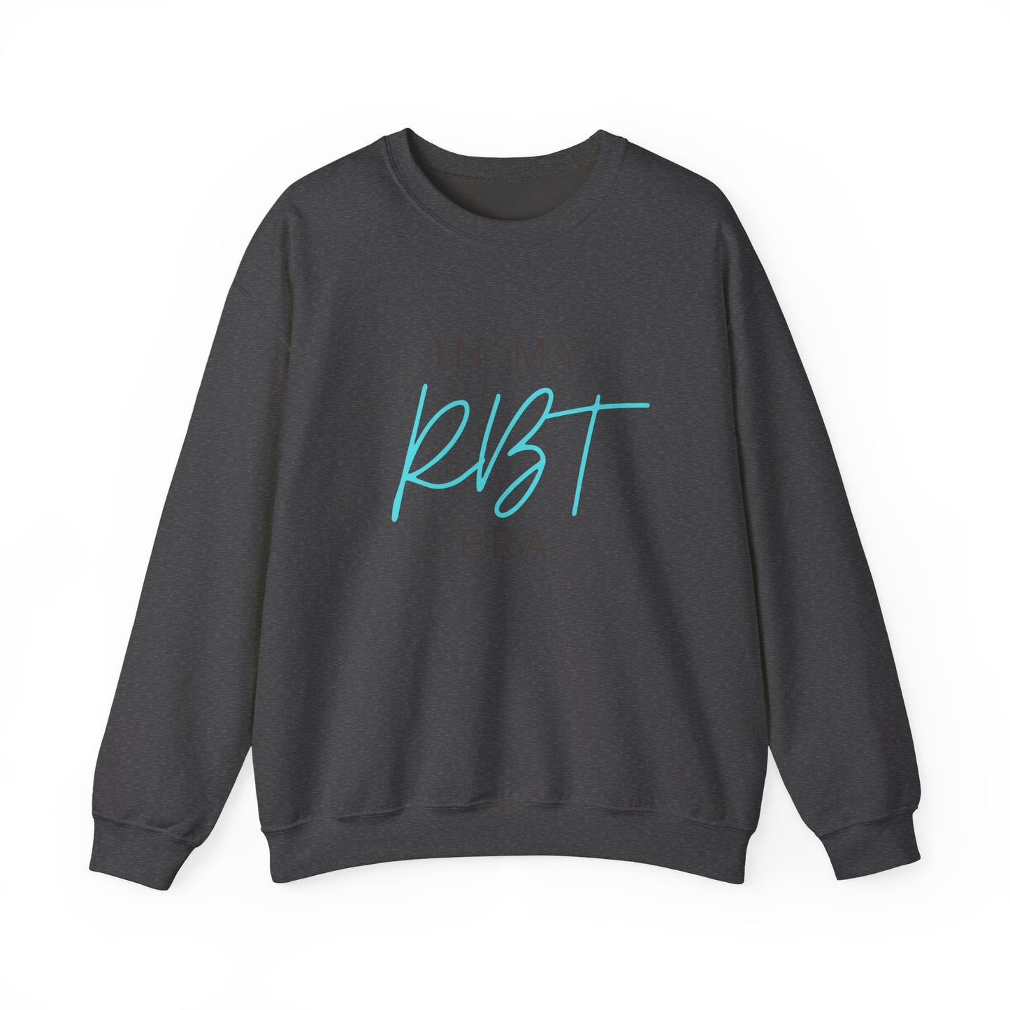 Crewneck Sweatshirt — "In My RBT Era" Minimal Pastel Script Pullover