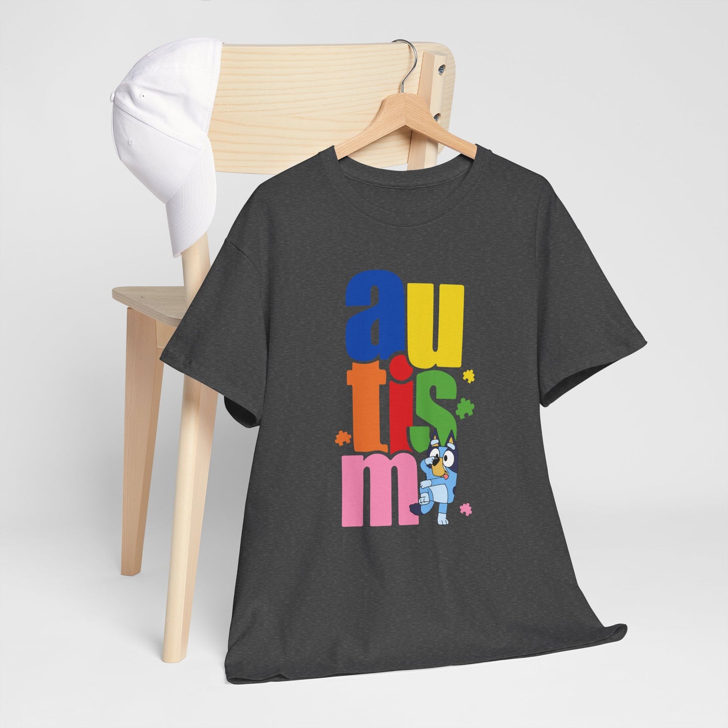 Autism Colorful Letters Kids T‑Shirt — Support & Awareness Tee