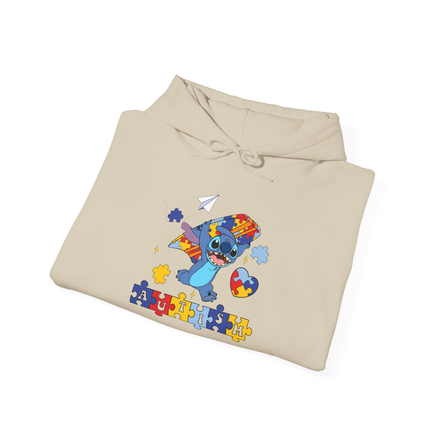 Autism Awareness Puzzle-Heart Hoodie – Colorful Support Sweatshirt