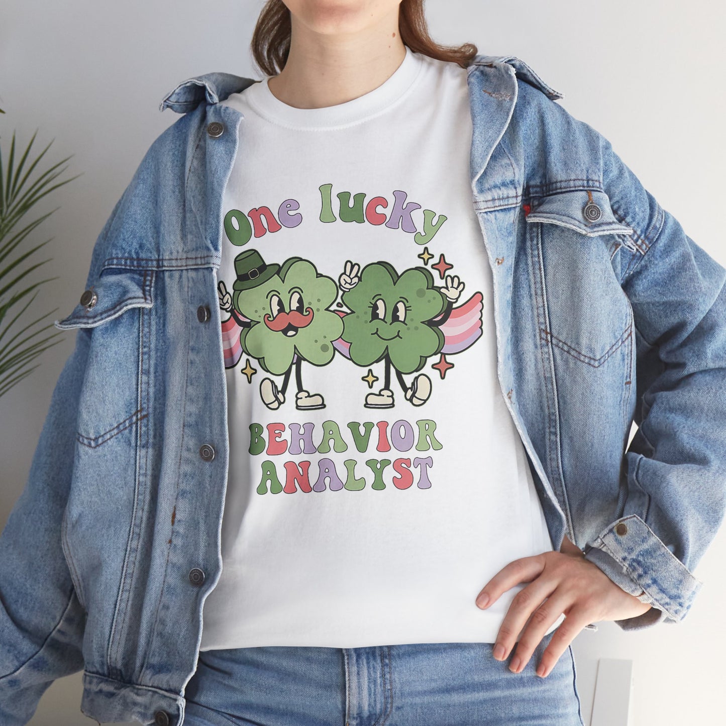 One Lucky Behavior Analyst T-Shirt — St. Patrick’s Day Shamrock ABA Shirt