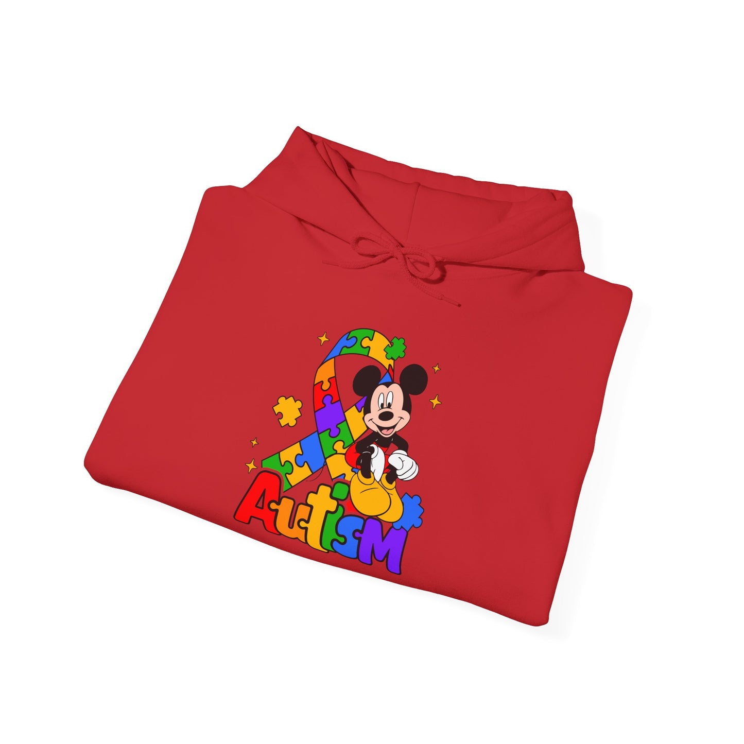 Autism Awareness Hoodie — Colorful Puzzle Heart Design