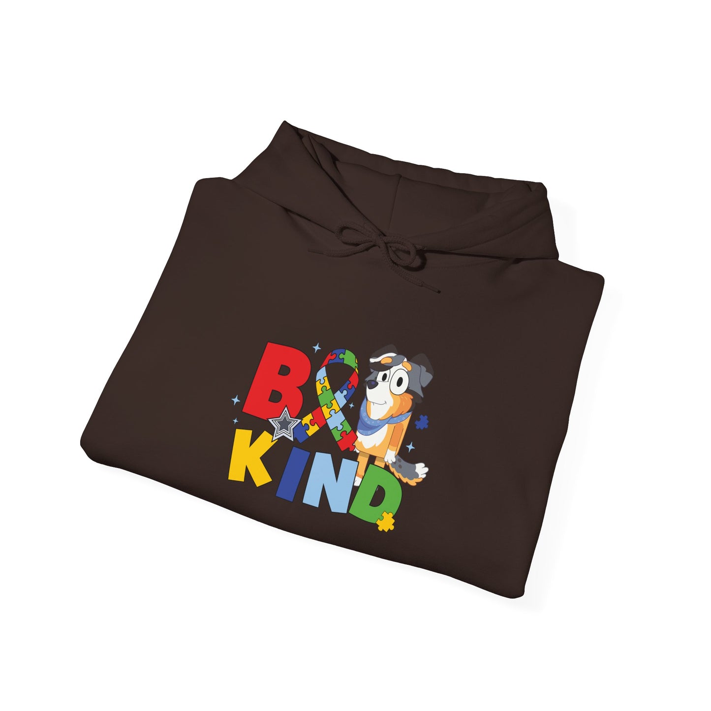 Be Kind Rainbow Ribbon Hoodie — Autism Awareness Cute Penguin Sweatshirt