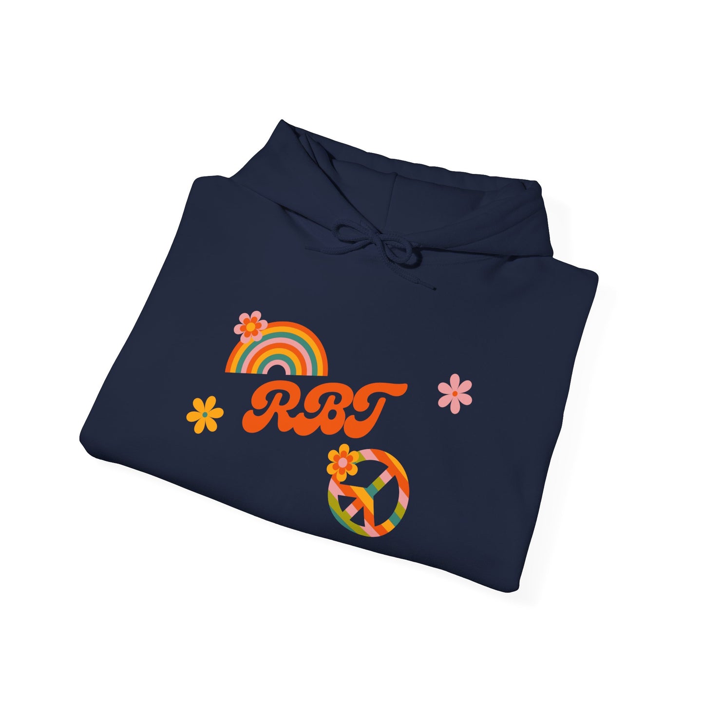 Retro Rainbow RBT Hooded Sweatshirt