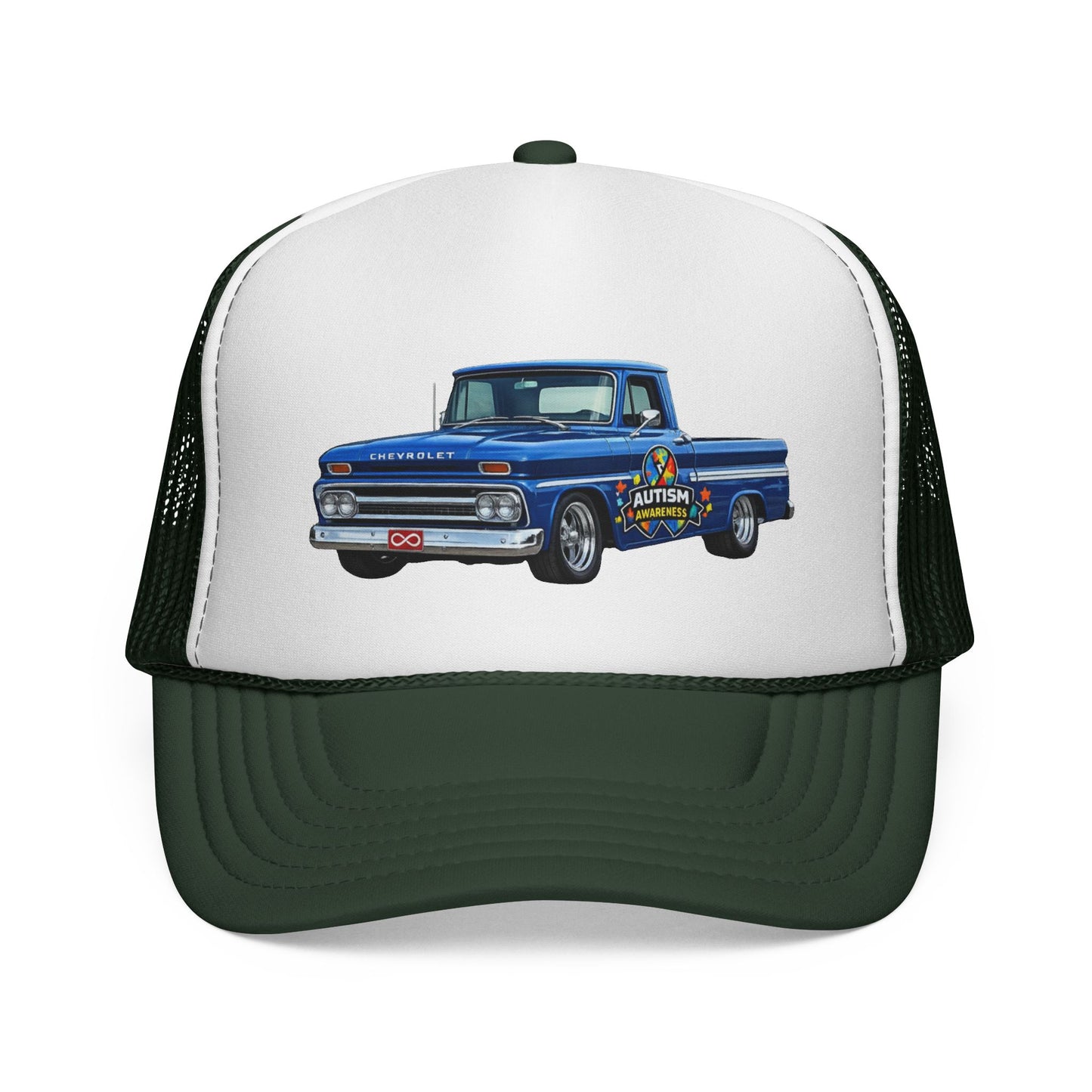 Tim’s Truck- Vintage Blue Pickup Trucker Cap — Classic Retro Truck Mesh Hat