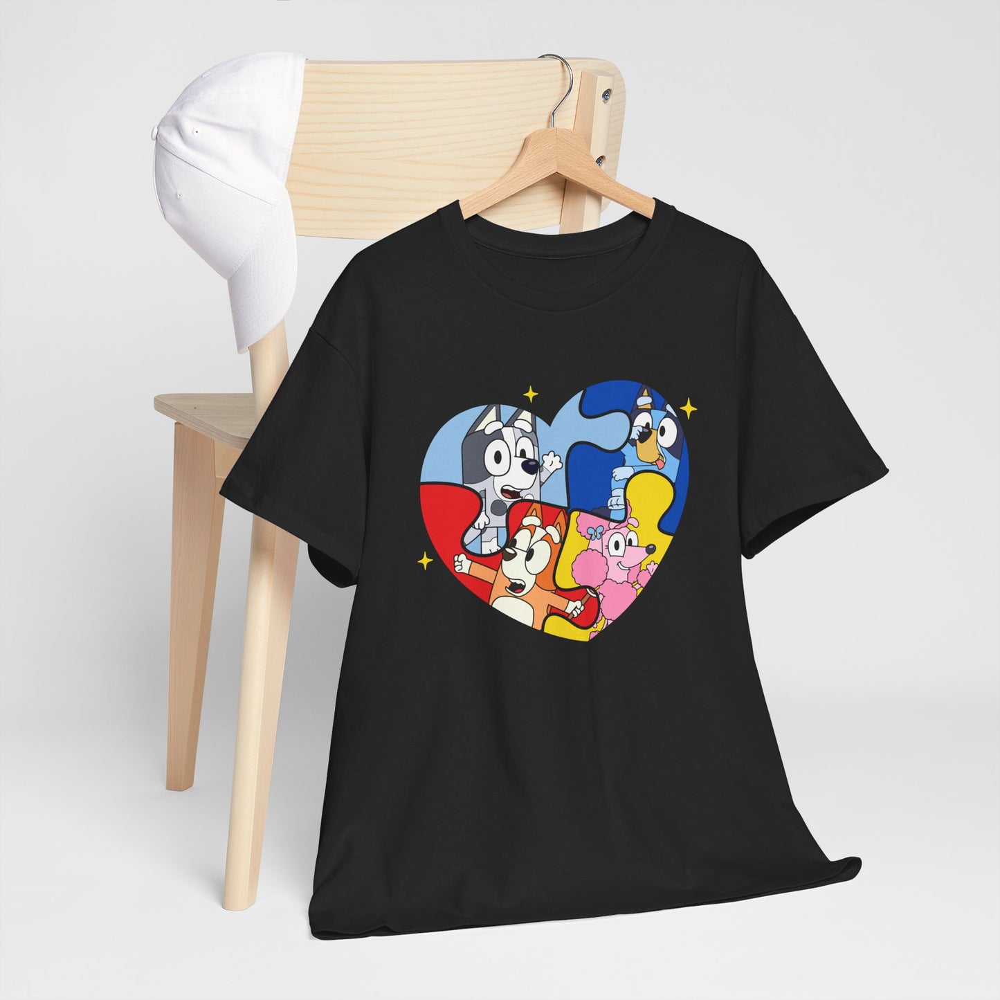 Cartoon Heart Characters T-Shirt — Cute Colorful Kids’ Graphic Tee