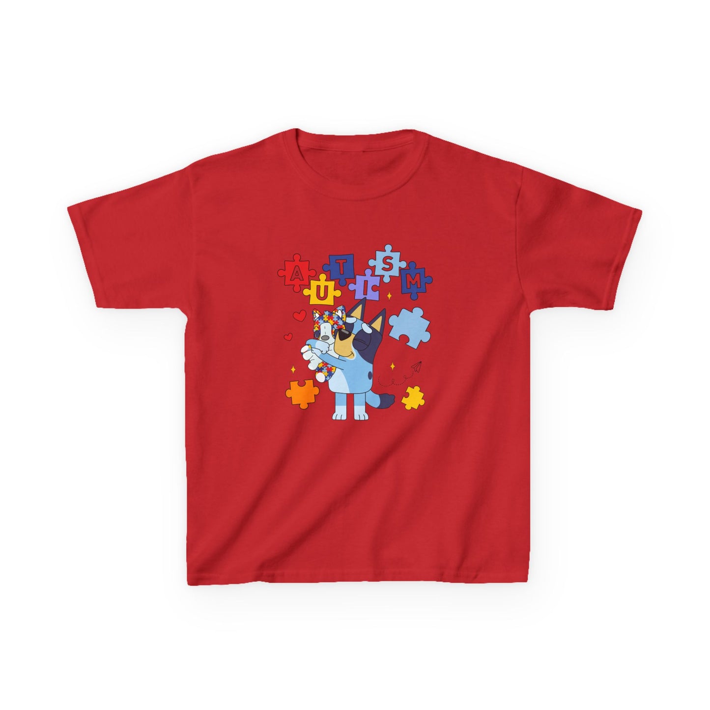 Autism Awareness Kids Tee — Cute Puzzle-Piece Unicorn Design