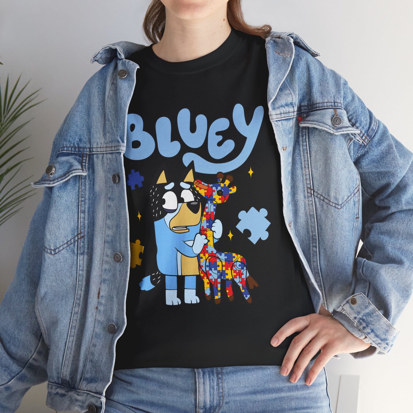 Bluey and Bingo Cartoon Dog T-Shirt — Cute Kids’ Blue Heeler Tee