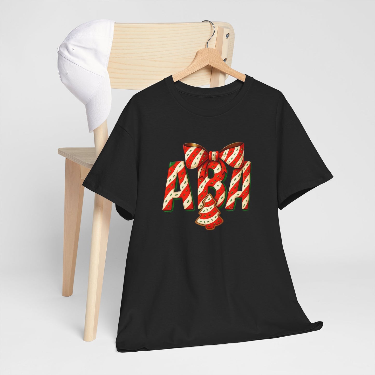 ABA Lil Debbie Christmas Tree Cake Tee — ABA Holiday Dessert Graphic T-Shirt
