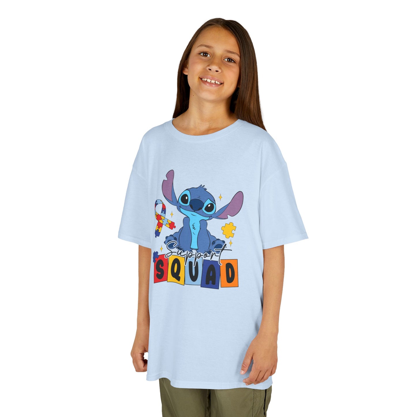 Kids Tee — Cute Stitch 'Squad' Graphic Shirt for Disney Fans