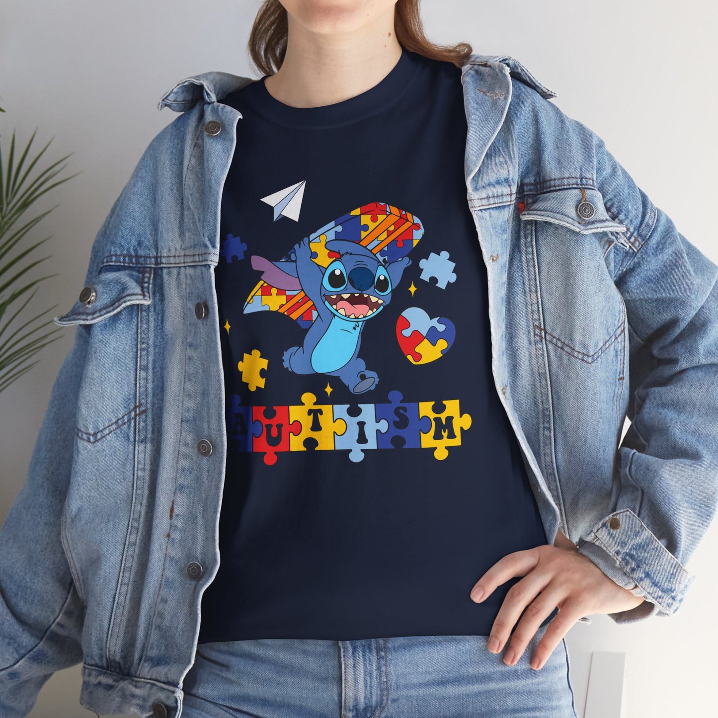 Autism Awareness Puzzle Heart Tee