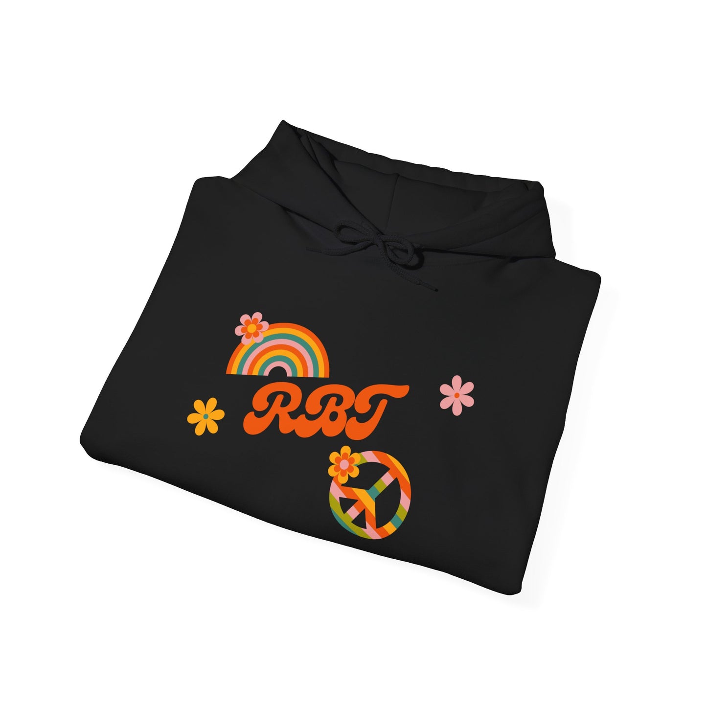 Retro Rainbow RBT Hooded Sweatshirt