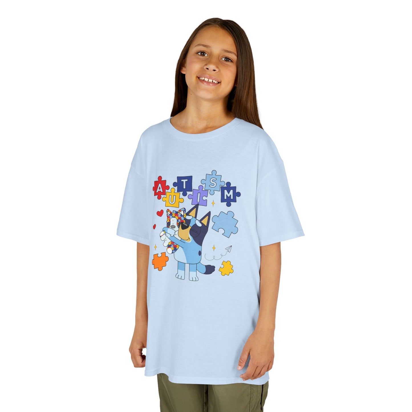 Autism Awareness Kids Tee — Cute Puzzle-Piece Unicorn Design