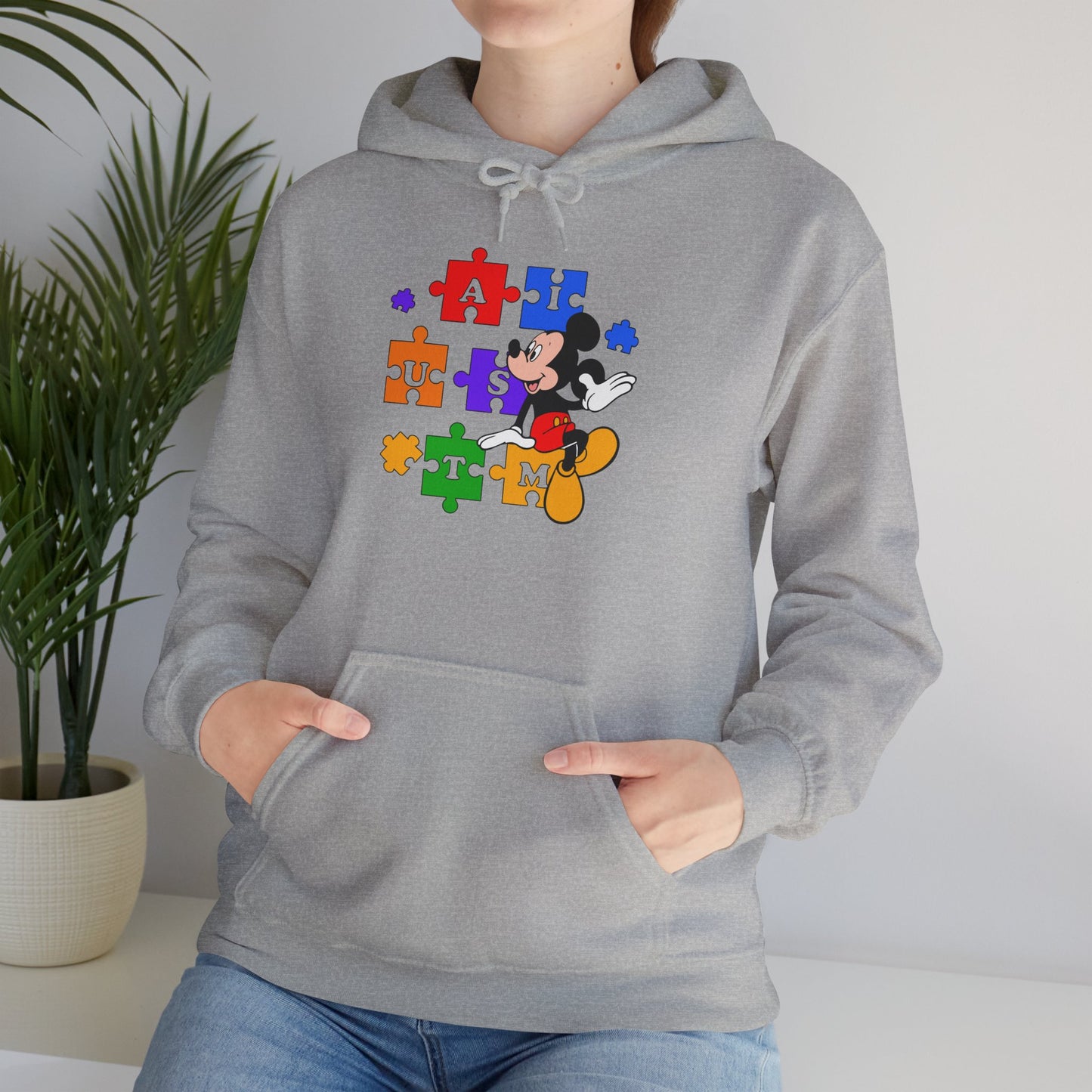 Autism Puzzle Piece Hoodie — Support & Awareness Sweatshirt