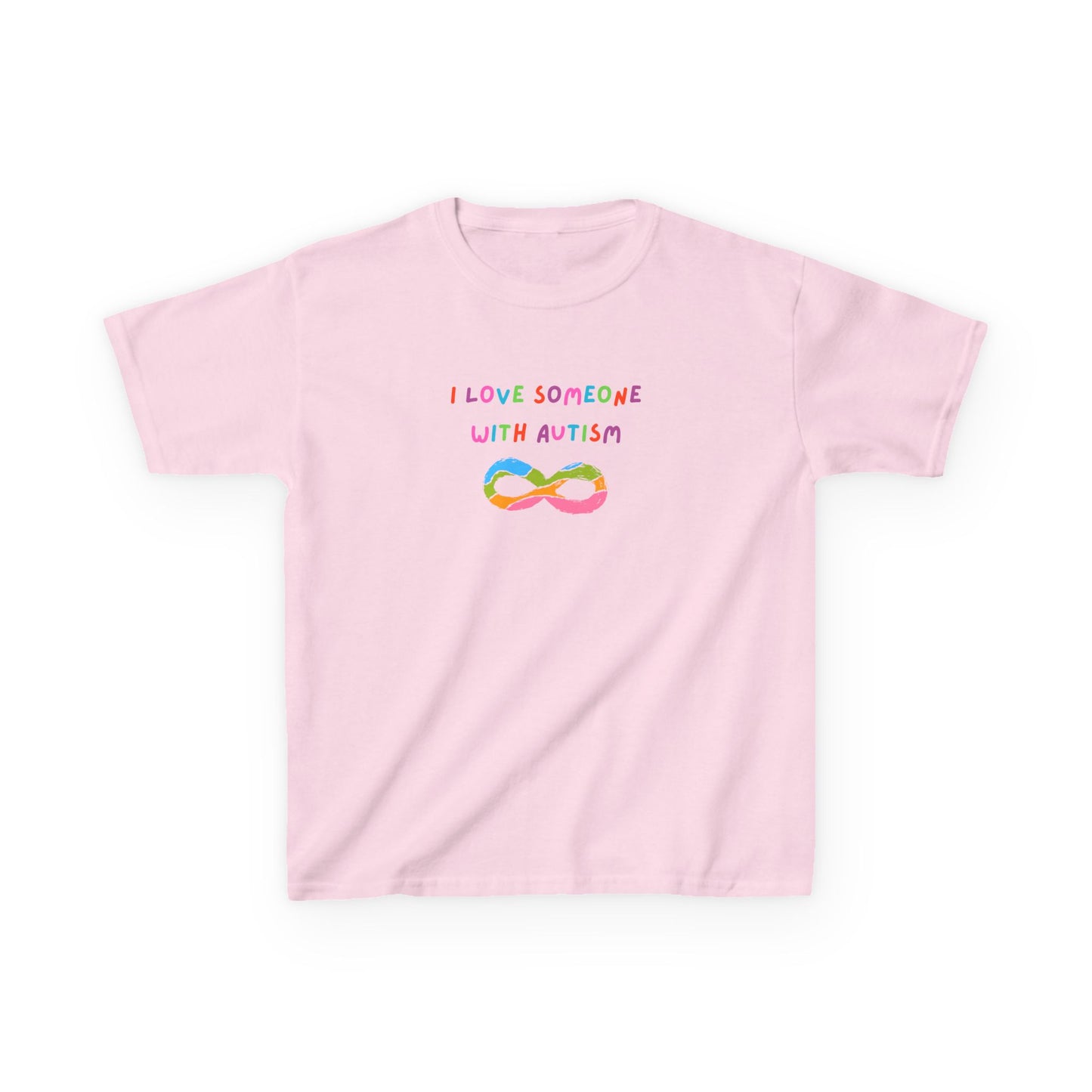 Autism Love Kids Tee - I Love Someone With Autism Graphic T-Shirt