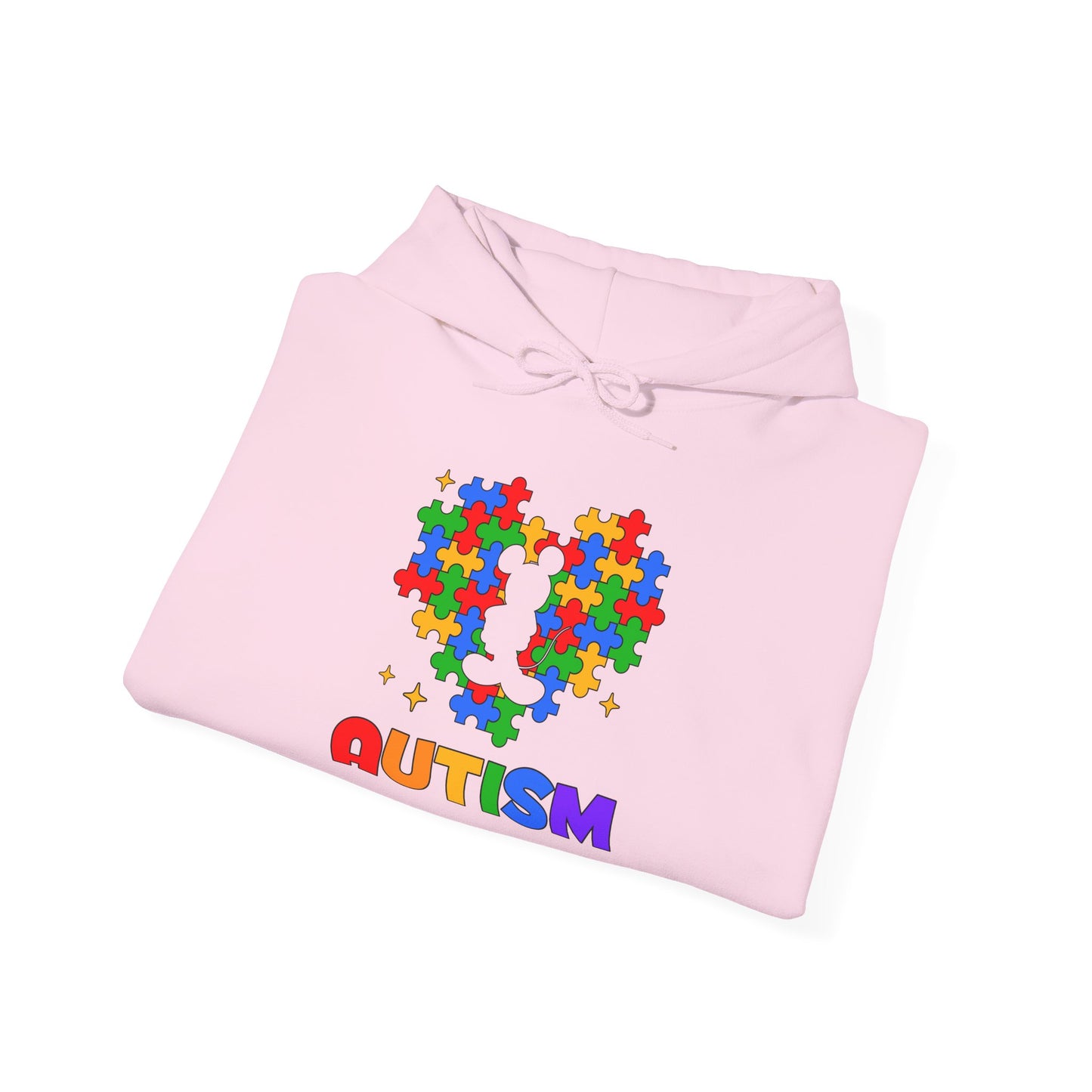 Autism Puzzle Heart Hoodie — Colorful Awareness Sweatshirt